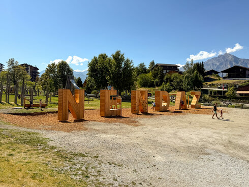 “Signature Photo Spot” per una destinazione turistica svizzera per famiglie di Sunkid Wood'n'Fun