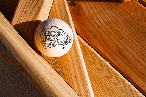 Wood'n'Fun - pista per palline di legno - Parco divertimenti Voglsam (GER)